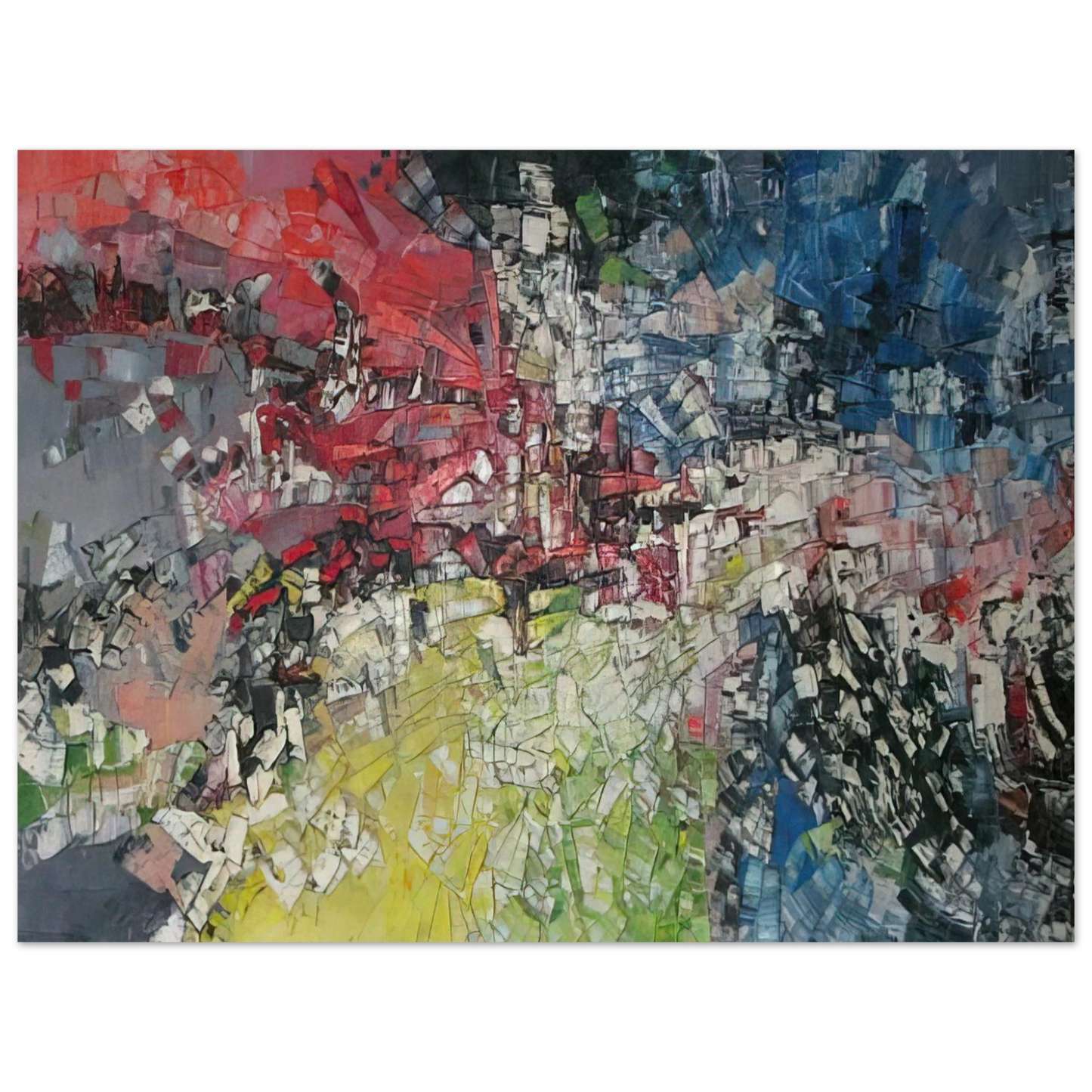 Jean-Paul Riopelle - Horizons ouverts  75x100 cm / 30x40inches Fine Art Poster