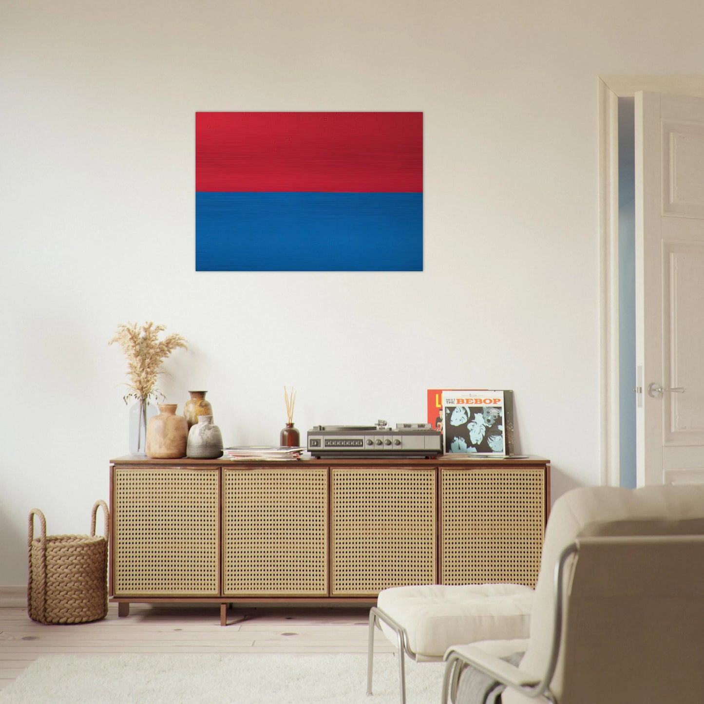 Untitled - Color Field Painting - Blinky Palermo Brushed Aluminum Print - 70x100 cm / 28x40 inches | Blinky Palermo Aluminum Print | Blinky Palermo Prints