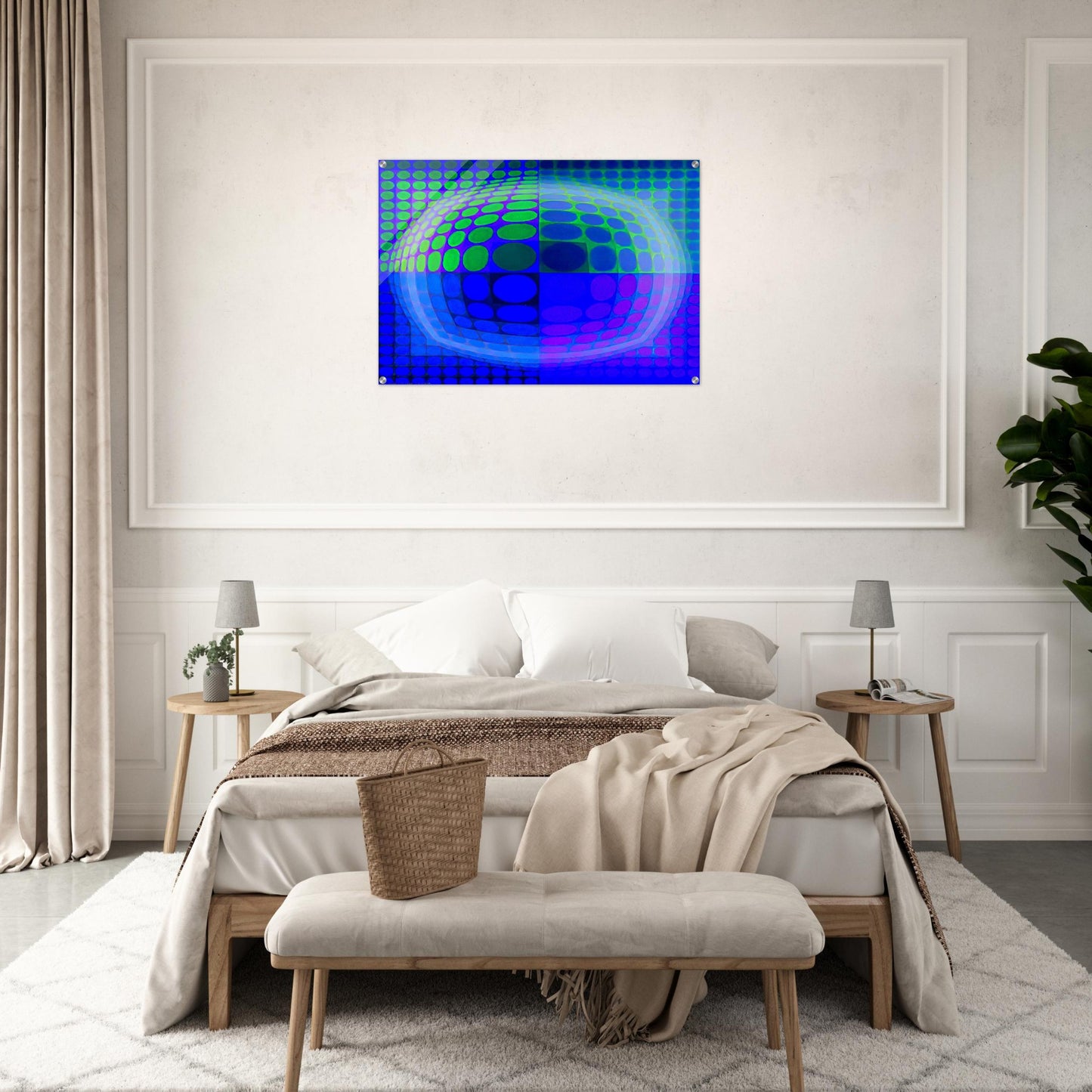 Pal-Ket - 1974 - Victor Vasarely Acrylic Print - 70x100 cm / 28x40″ inches