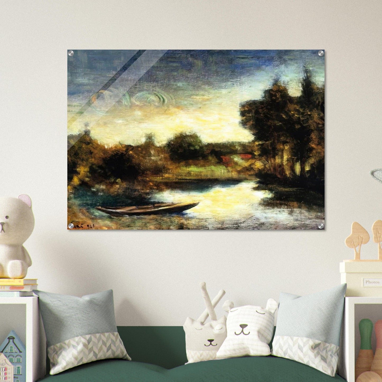 FIUMETTO 1941 - Carlo Carra Acrylic Print - 70x100 cm / 28x40″ inches