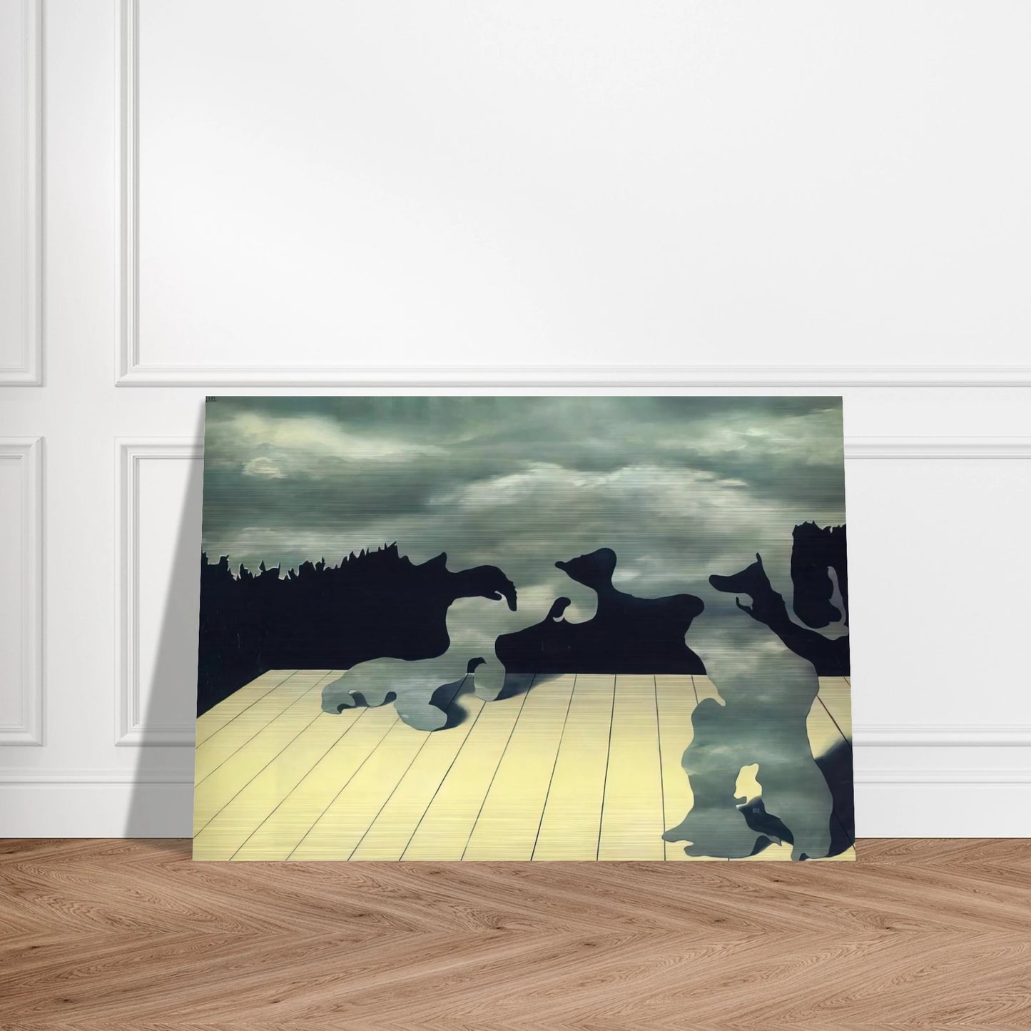 THE MUSCLES OF THE SKY 1927 - Rene Magritte Brushed Aluminum Print - 70x100 cm / 28x40 inches | Rene Magritte Aluminum Print | Rene Magritte Prints