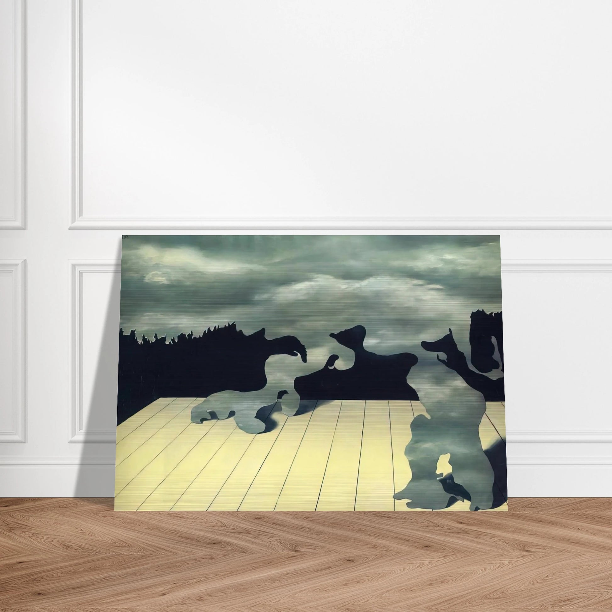 THE MUSCLES OF THE SKY 1927 - Rene Magritte Brushed Aluminum Print - 70x100 cm / 28x40 inches | Rene Magritte Aluminum Print | Rene Magritte Prints