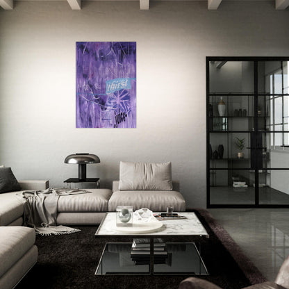 Halbzeit - 2002 - Michel Majerus Brushed Aluminum Print - 70x100 cm / 28x40 inches | Michel Majerus Aluminum Print | Michel Majerus Prints