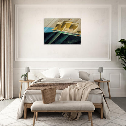 MID OCEAN 1937 - Lyonel Feininger Acrylic Print - 70x100 cm / 28x40″ inches