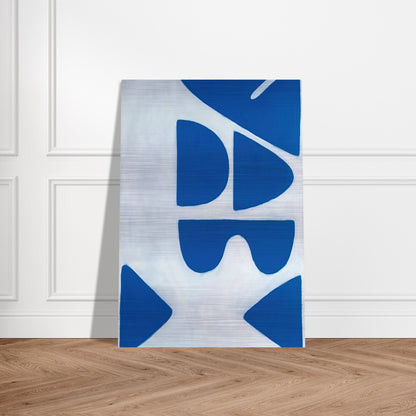 Berlin Blues 6 - 1966 - William Scott Brushed Aluminum Print - 70x100 cm / 28x40 inches | William Scott Aluminum Print | William Scott Prints