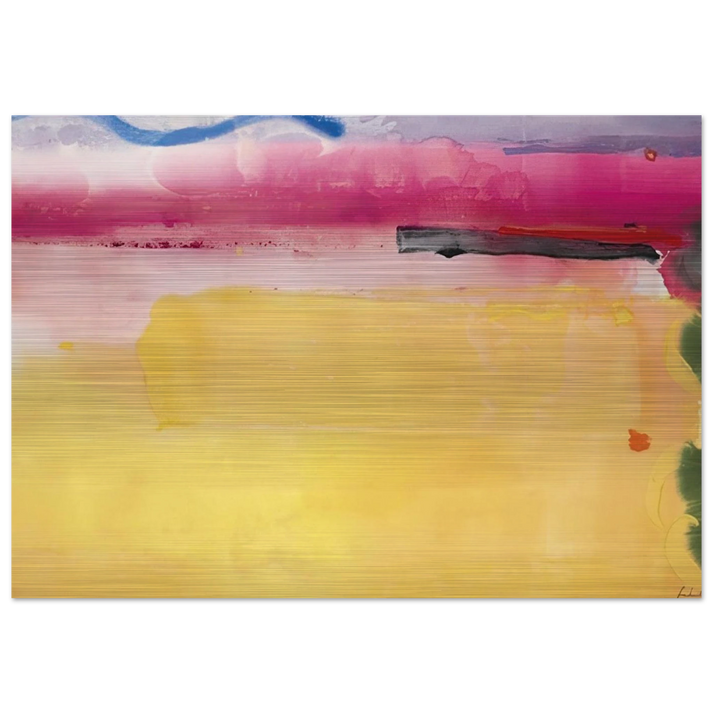 Black-Eyed Susan - 1988 - Helen Frankenthaler Brushed Aluminum Print - 70x100 cm / 28x40 inches | Helen Frankenthaler Aluminum Print | Helen Frankenthaler Prints