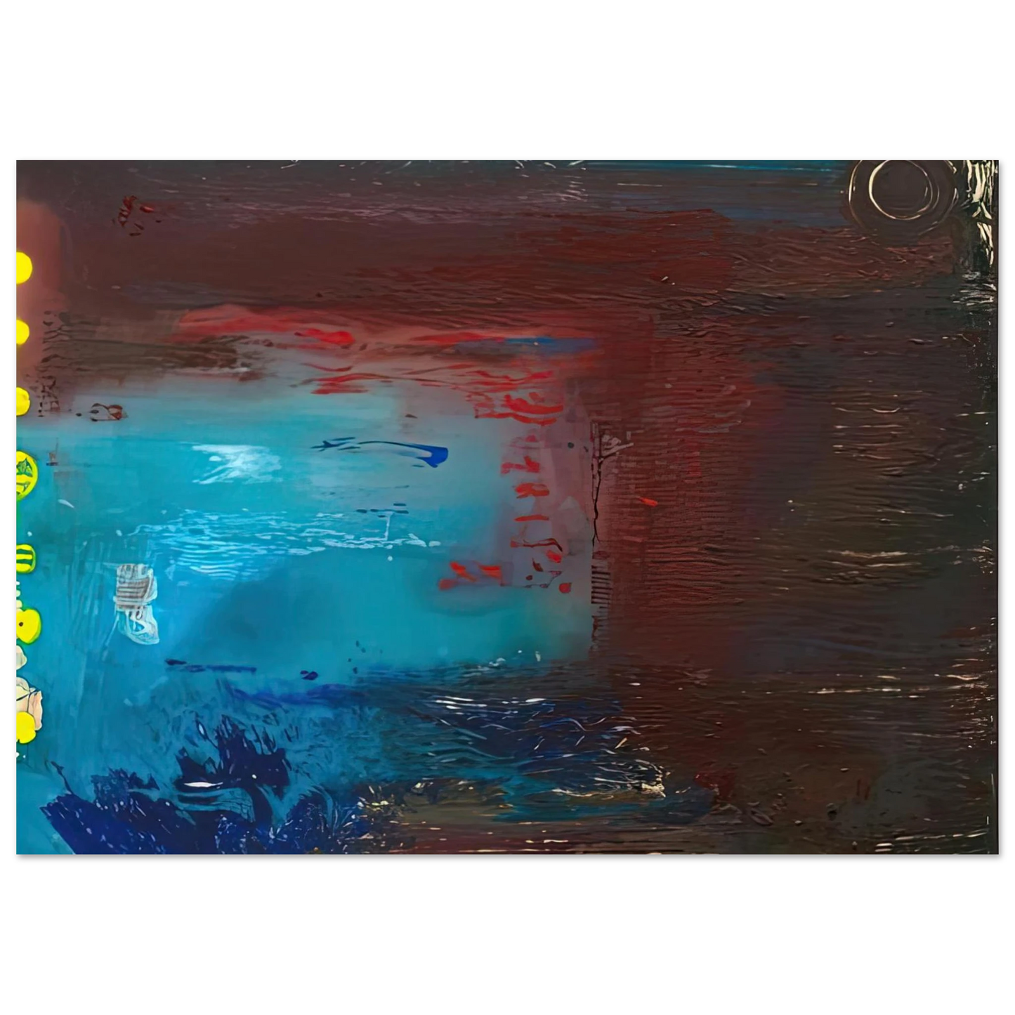 Helen Frankenthaler - Borrowed Dream, 1992- Wall Art - 60x80 cm / 24x32 inches - Fine Art Poster-canvas - -