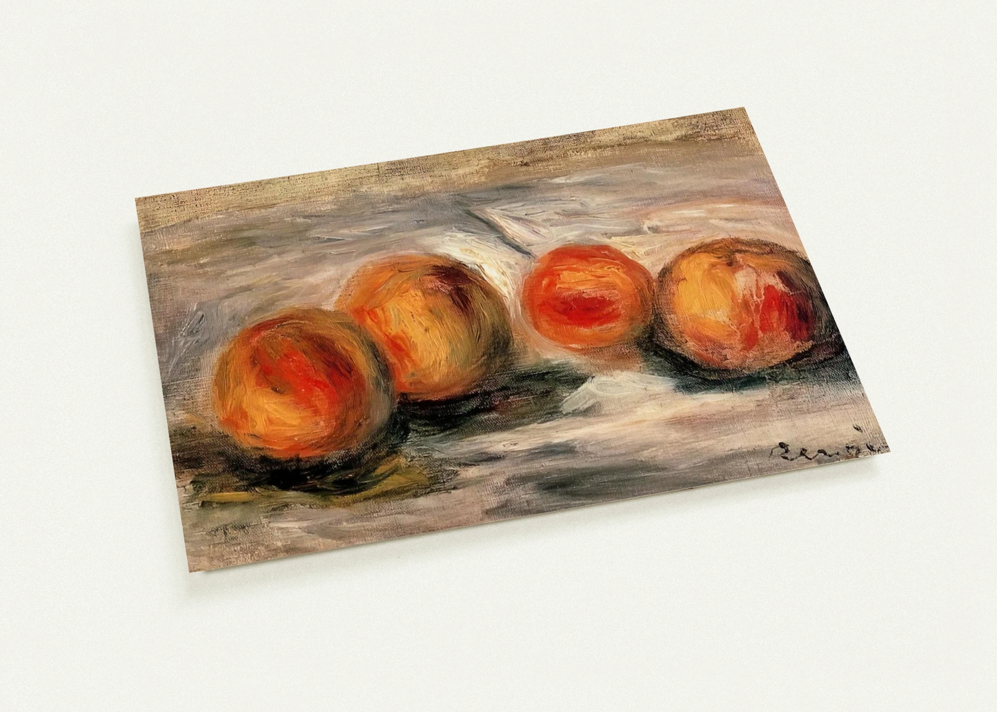 Peaches By Pierre-Auguste Renoir Pack of 10 Post Cards | Pierre-Auguste Renoir Post Cards | A6 (10.5 x 14.8 cm) - 4.1 x 5.8 inches