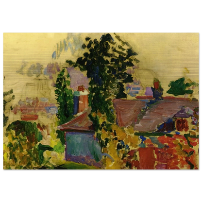 LANDSCAPE 1904 - Henri Matisse Brushed Aluminum Print - 70x100 cm / 28x40 inches | Henri Matisse Aluminum Print | Henri Matisse Prints