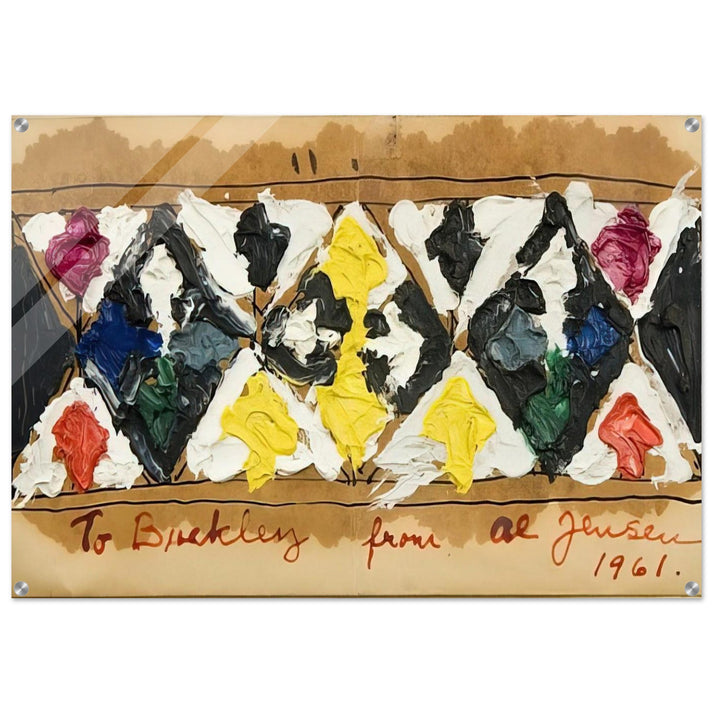 Untitled - 1961 - Alfred Jensen Acrylic Print - 70x100 cm / 28x40″ inches