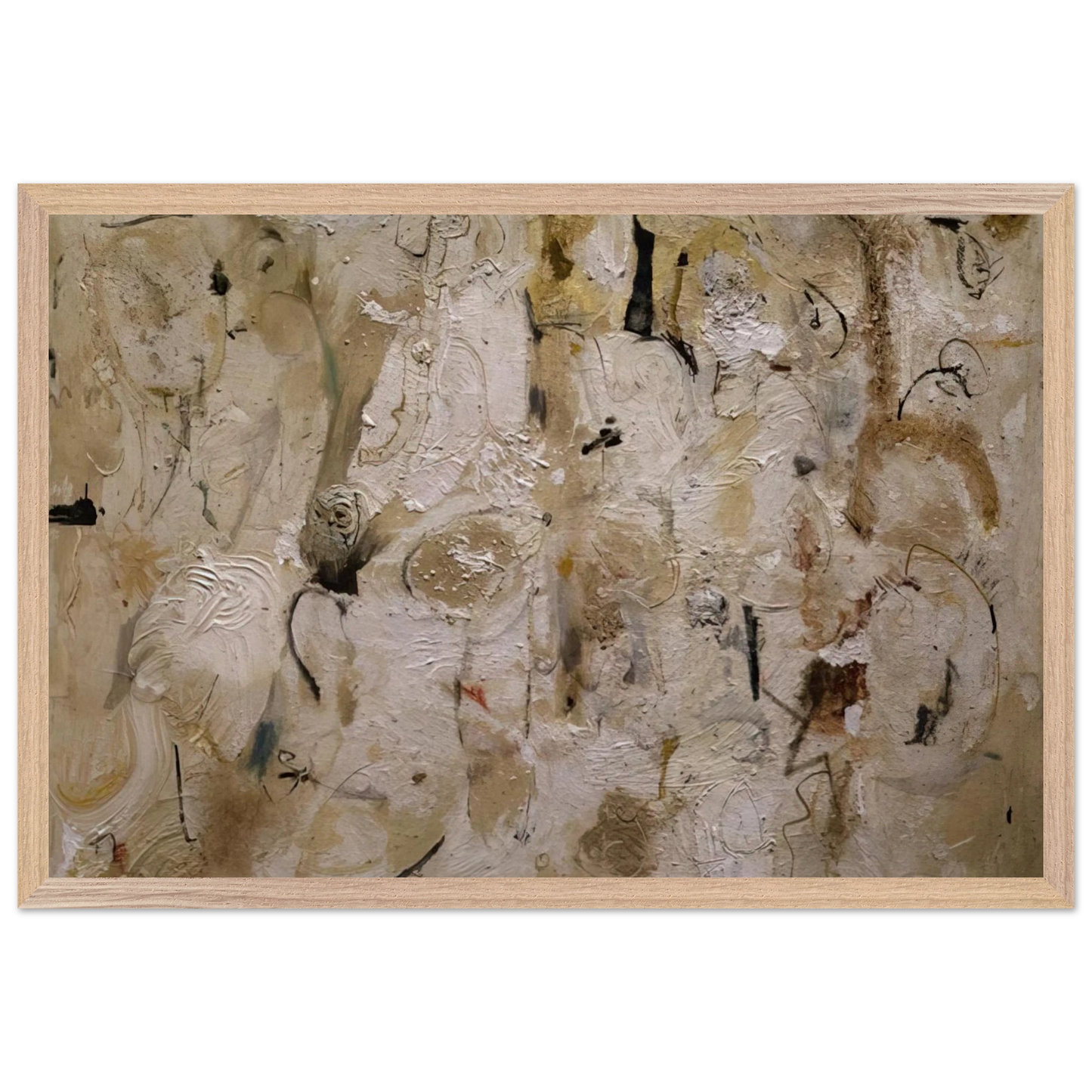 Helen Frankenthaler - Painted on 21st Street - 1951 Wall art - A1 (59.4 x 84.1  cm) - Fine Art Poster-canvas - -