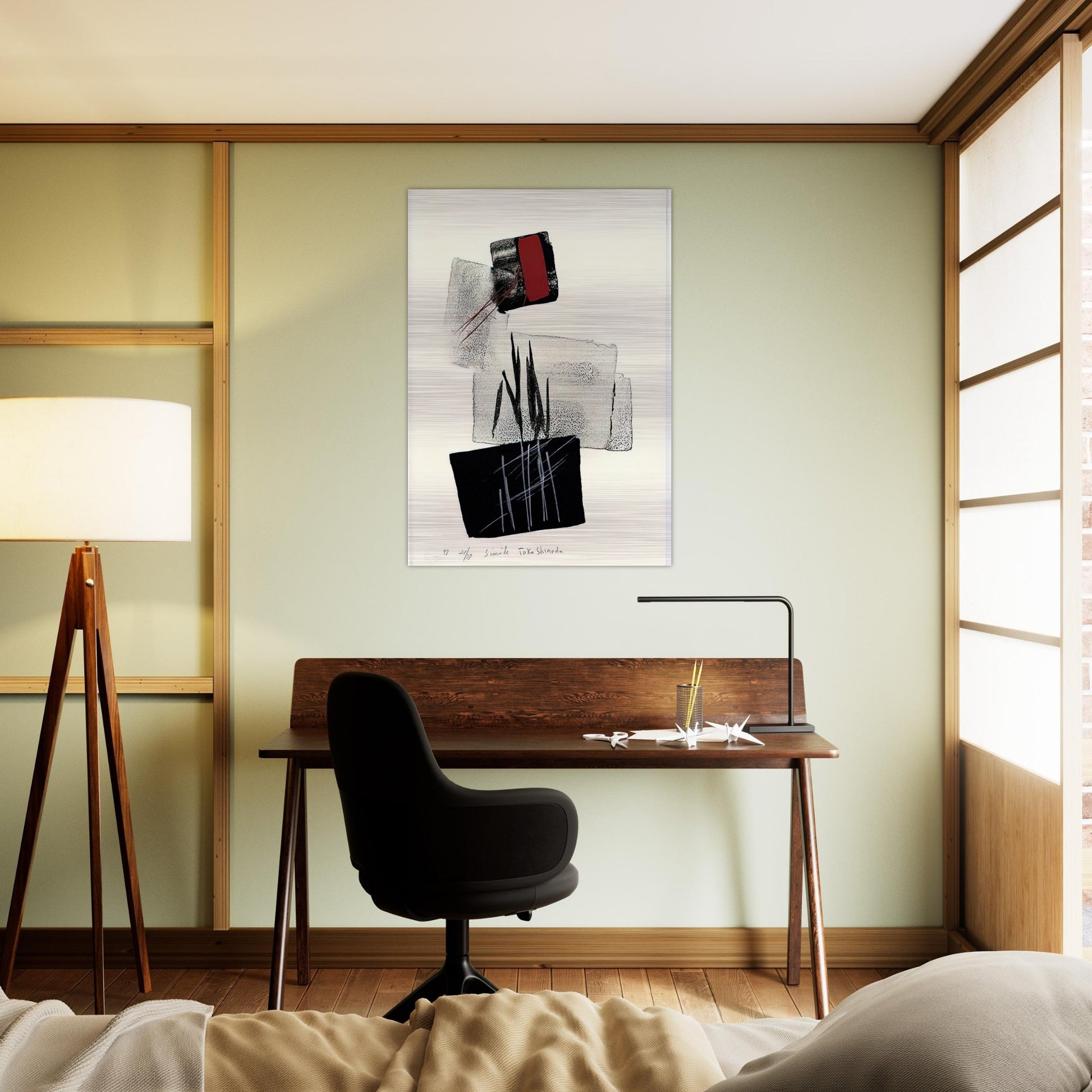 Simile - 1997 - Toko Shinoda Brushed Aluminum Print - 70x100 cm / 28x40 inches | Toko Shinoda Aluminum Print | Toko Shinoda Prints