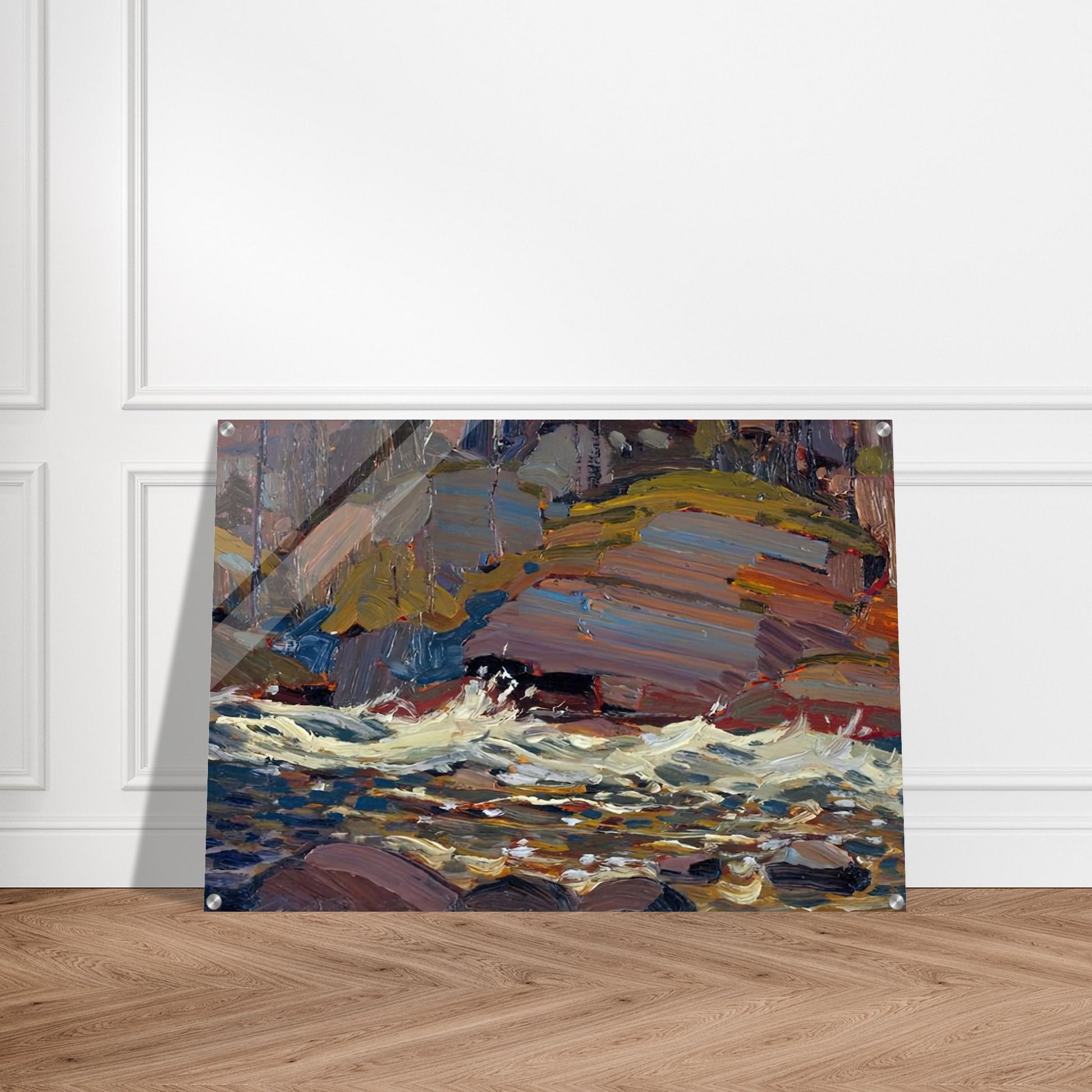 SWIFT WATER 1916 - Tom Thomson Acrylic Print - 70x100 cm / 28x40″ inches