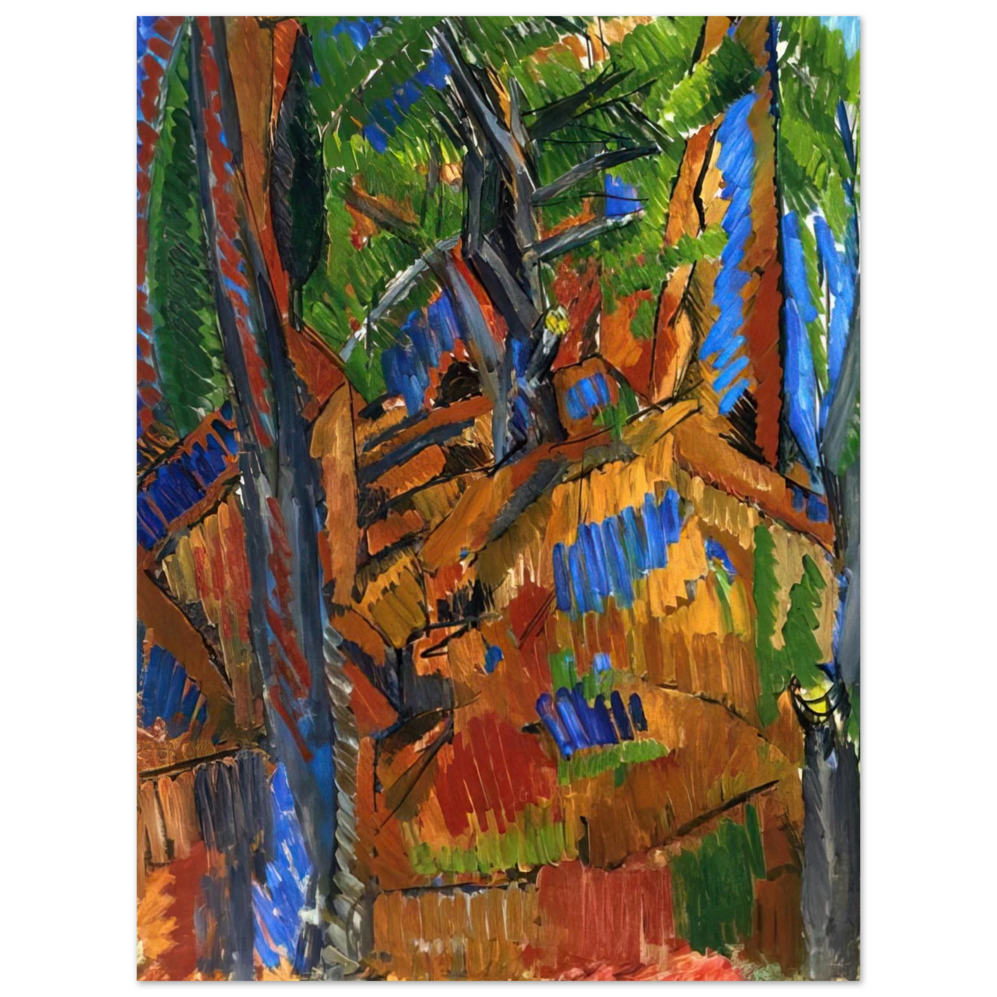 Raoul Dufy - TREES 1913  75x100 cm / 30x40inches Fine Art Poster