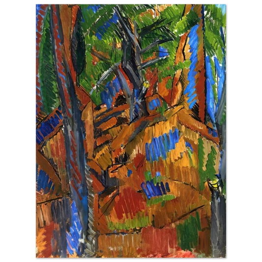 Raoul Dufy - TREES 1913  75x100 cm / 30x40inches Fine Art Poster