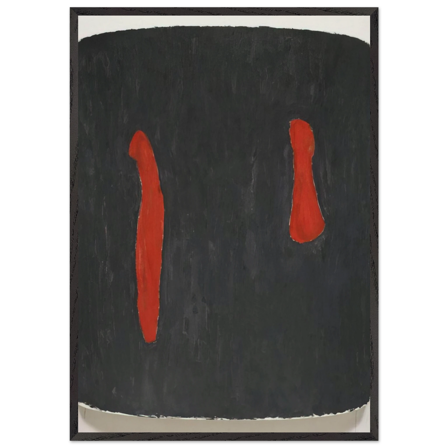 Samba - 2005 - Ron Gorchov 70x100 cm / 28x40 inches Framed Art Print – Black Wooden Frame