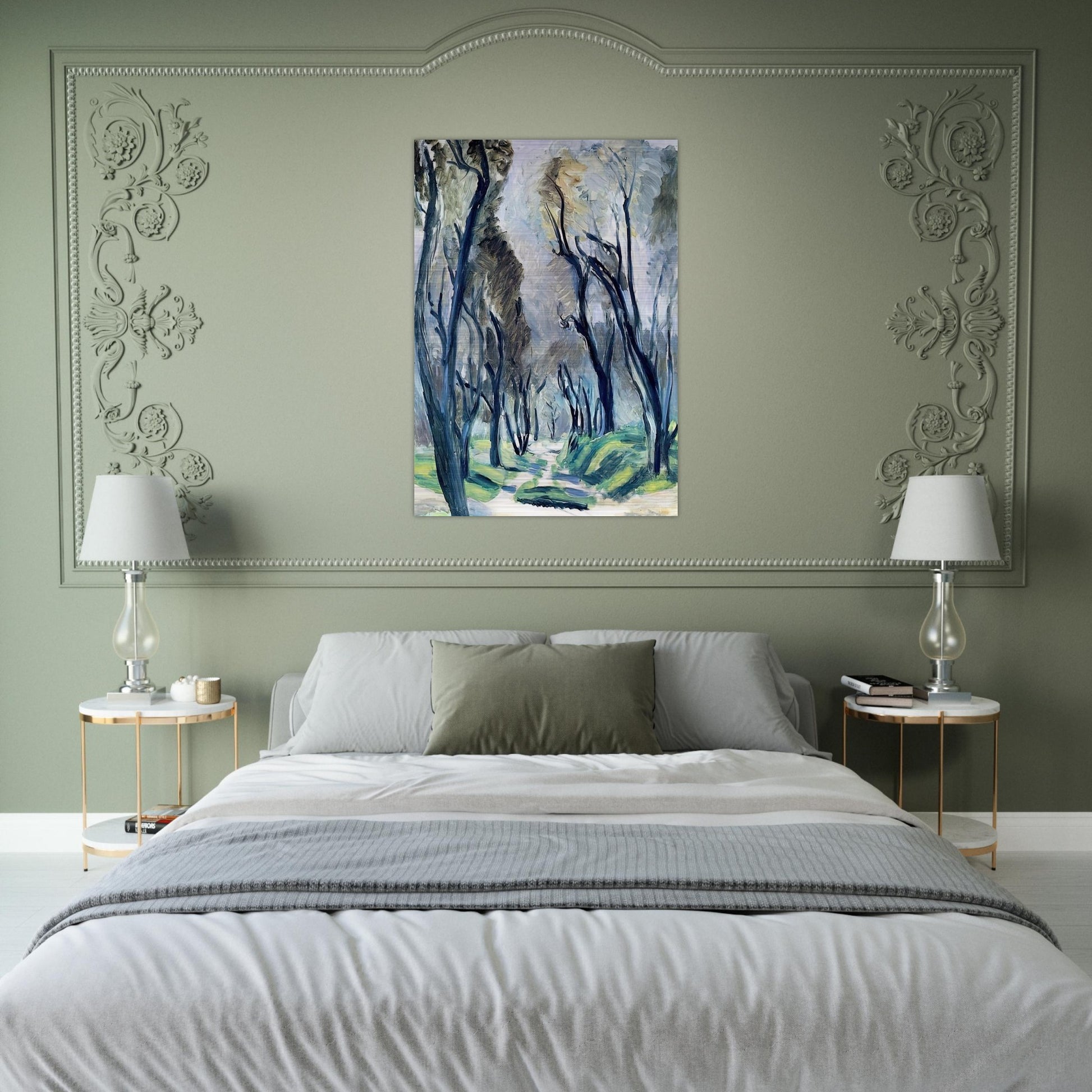 THE PATH OF OLIVE TREES 1920 - Henri Matisse Brushed Aluminum Print - 70x100 cm / 28x40 inches | Henri Matisse Aluminum Print | Henri Matisse Prints