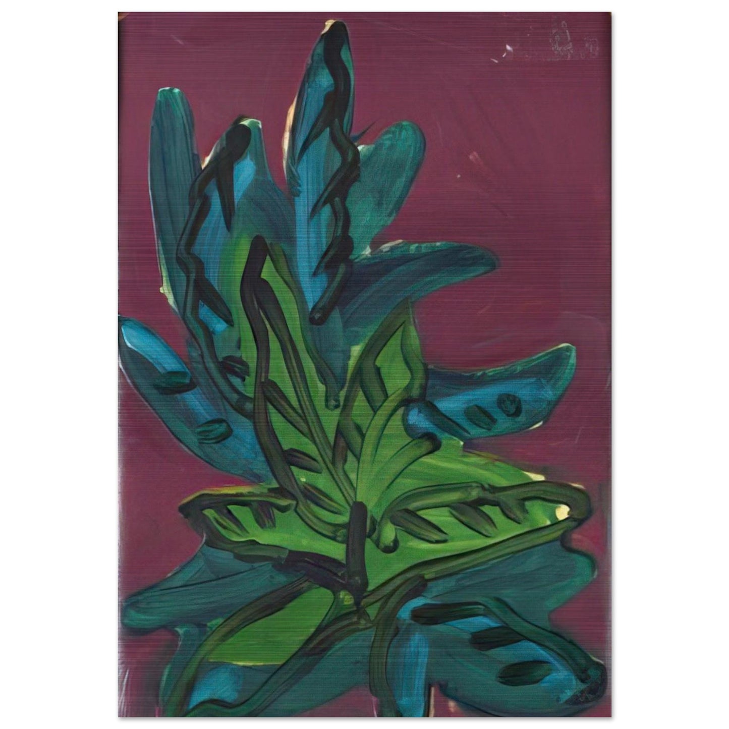 Untitled - Fauvism, Tachisme - Charles Lapicque Brushed Aluminum Print - 70x100 cm / 28x40 inches | Charles Lapicque Aluminum Print | Charles Lapicque Prints