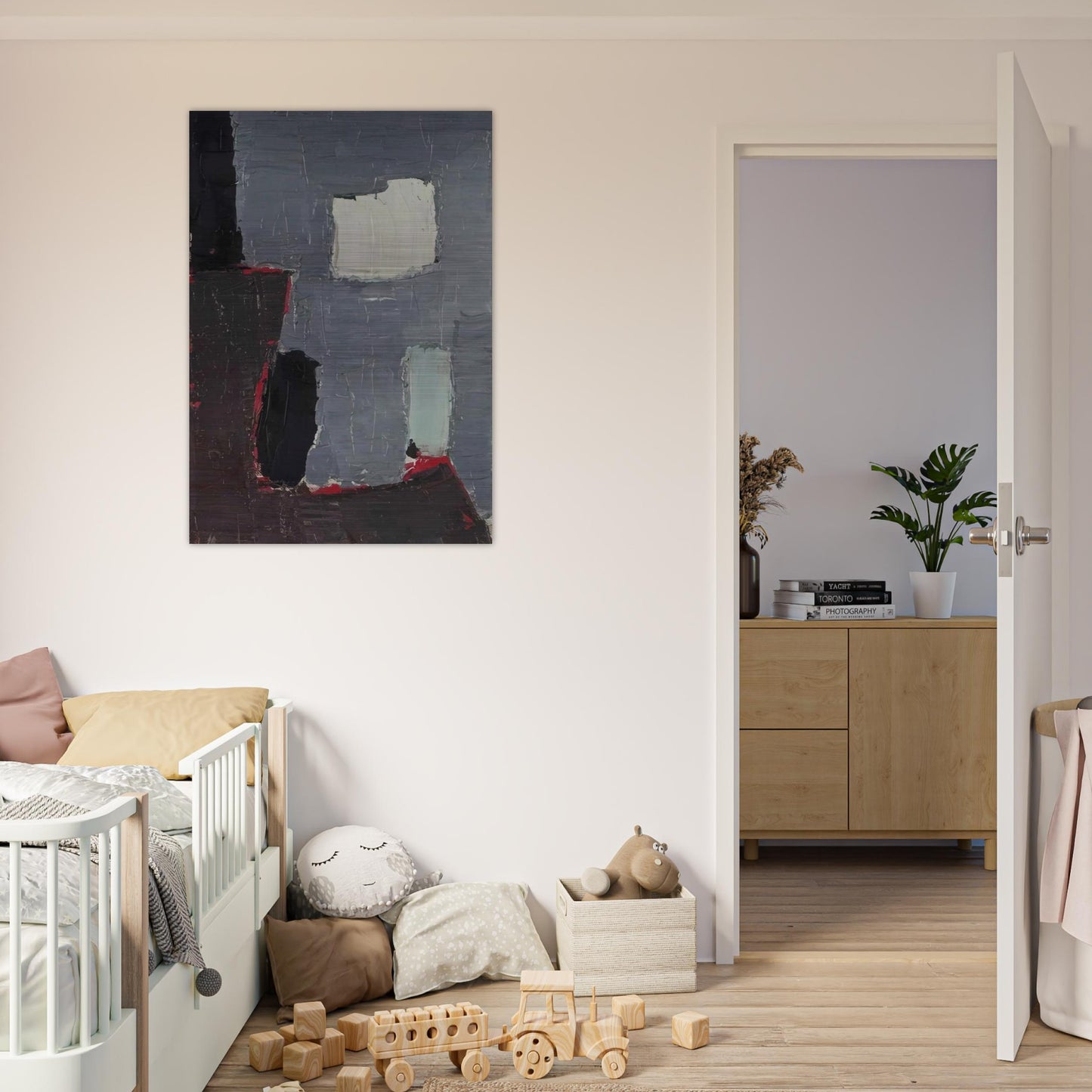 Composition - 1950 - Nicolas de Stael Brushed Aluminum Print - 70x100 cm / 28x40 inches | Nicolas de Stael Aluminum Print | Nicolas de Stael Prints