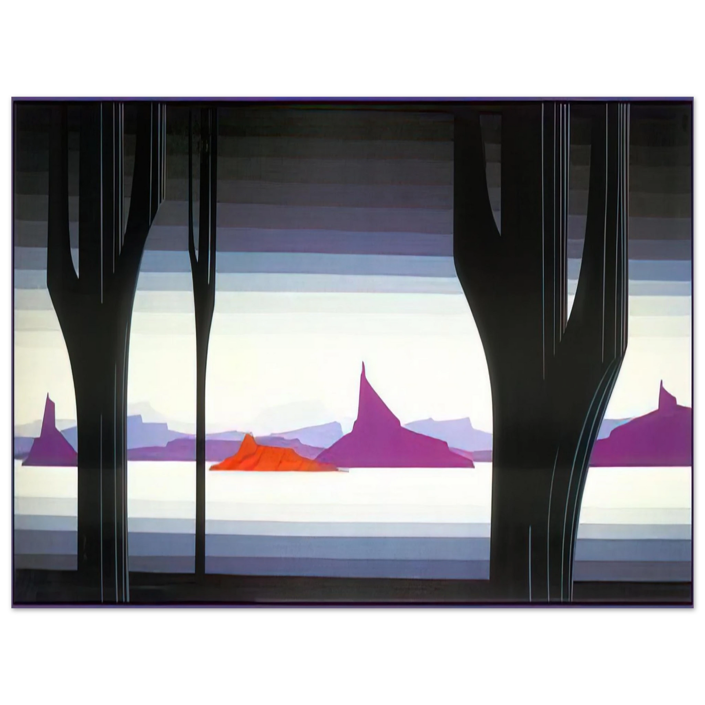 Eyvind Earle - Saguaro  75x100 cm / 30x40inches Fine Art Poster