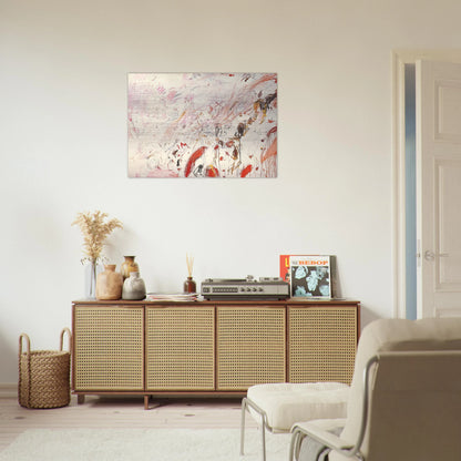 Ferragosto III - Cy Twombly Brushed Aluminum Print - 70x100 cm / 28x40 inches | Cy Twombly Aluminum Print | Cy Twombly Prints