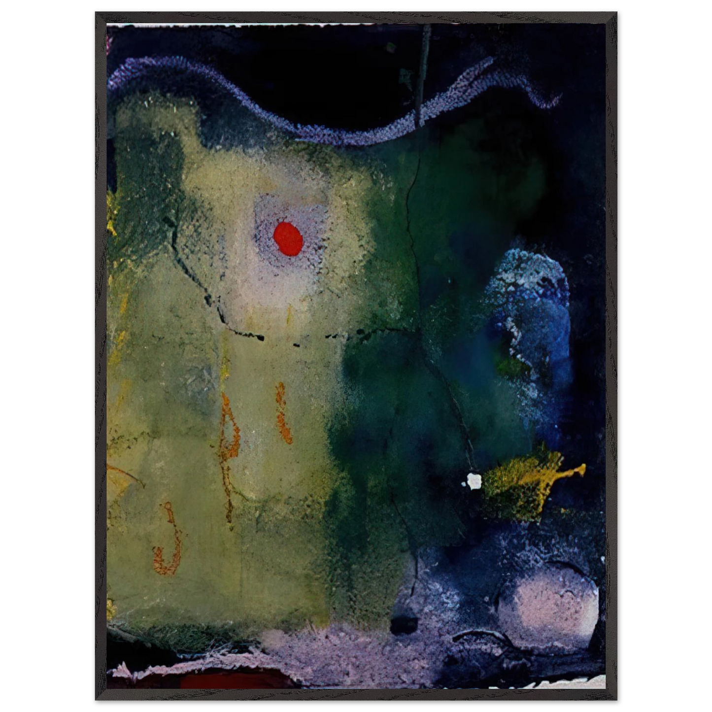 Helen Frankenthaler - The Other Side of the Moon - 1995 Wall art - A3 (29.7 x 42  cm) - Fine Art Poster-canvas - -