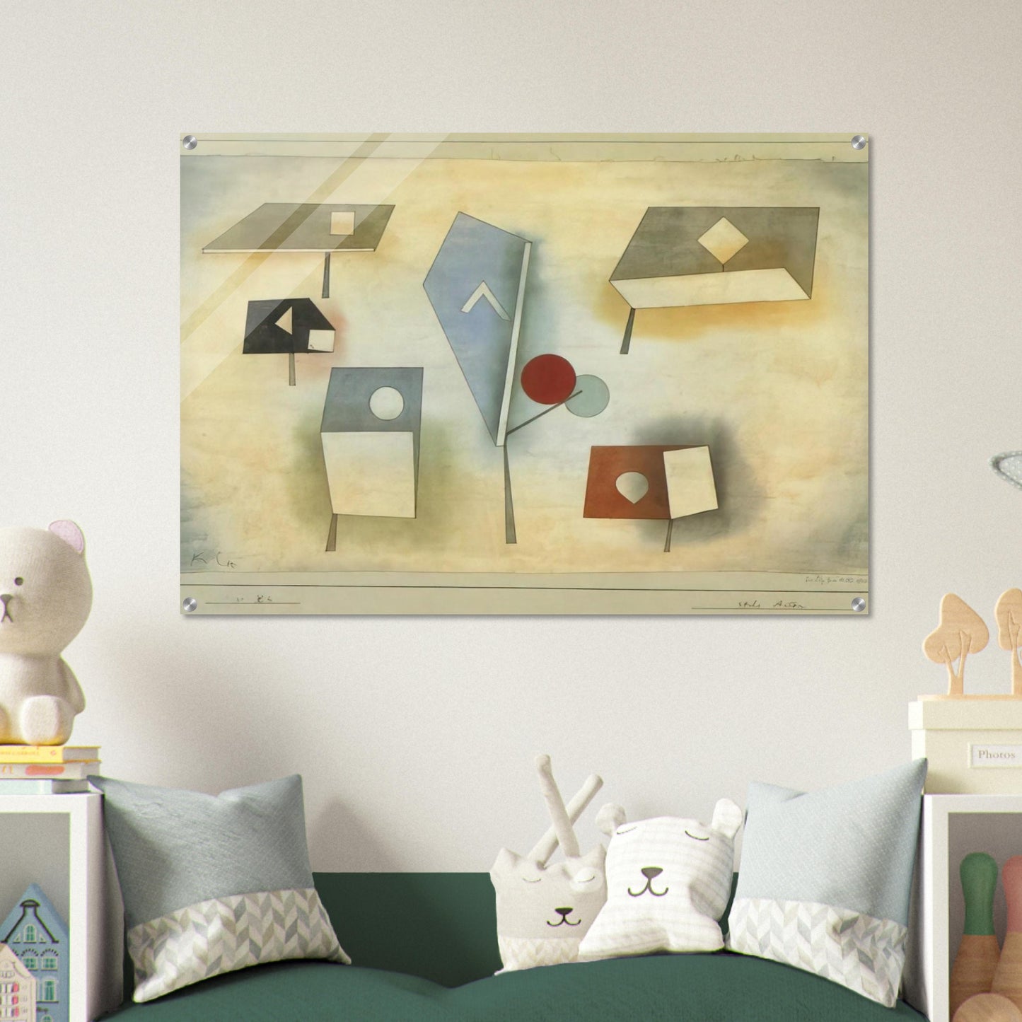 SIX SPECIES 1921 - Paul Klee Acrylic Print - 70x100 cm / 28x40″ inches