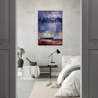 Wehawken Sequence - Abstract Art, Expressionism - John Marin Brushed Aluminum Print - 70x100 cm / 28x40 inches | John Marin Aluminum Print | John Marin Prints