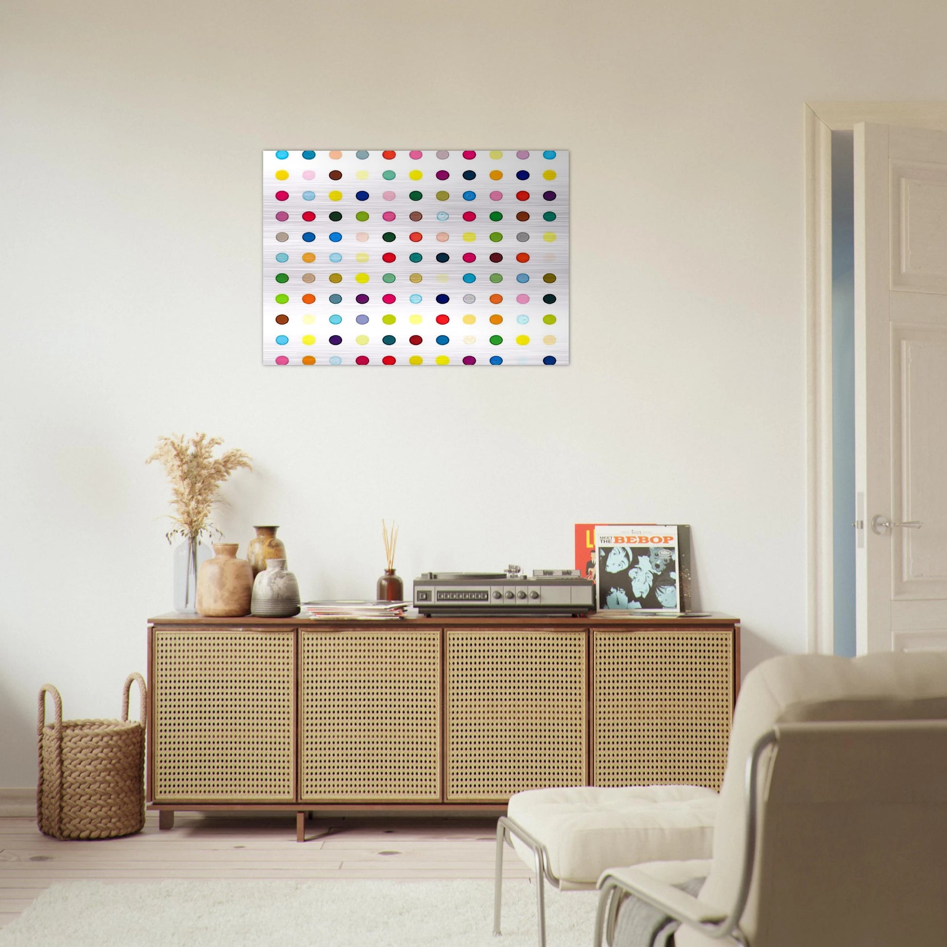 LSD - Damien Hirst Brushed Aluminum Print - 70x100 cm / 28x40 inches | Damien Hirst Aluminum Print | Damien Hirst Prints