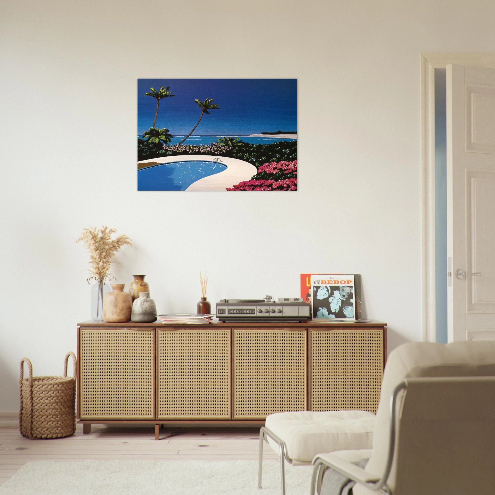 Fall of Sound - Hiroshi Nagai Brushed Aluminum Print - 70x100 cm / 28x40 inches | Hiroshi Nagai Aluminum Print | Hiroshi Nagai Prints