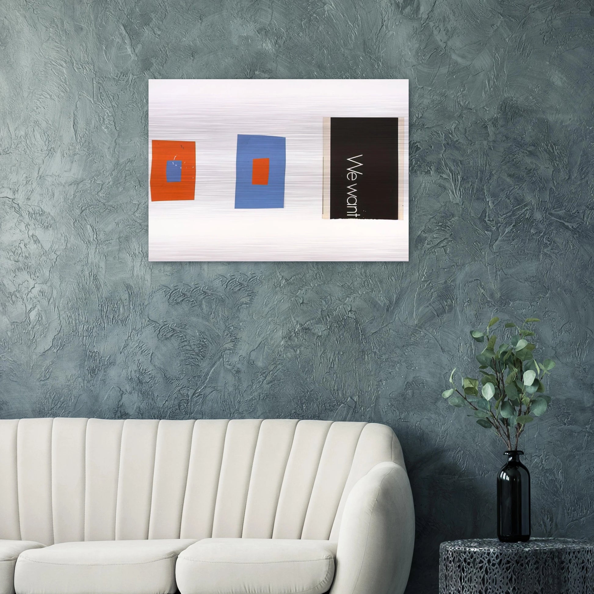 Tablet #105 - Ellsworth Kelly Brushed Aluminum Print - 70x100 cm / 28x40 inches | Ellsworth Kelly Aluminum Print | Ellsworth Kelly Prints
