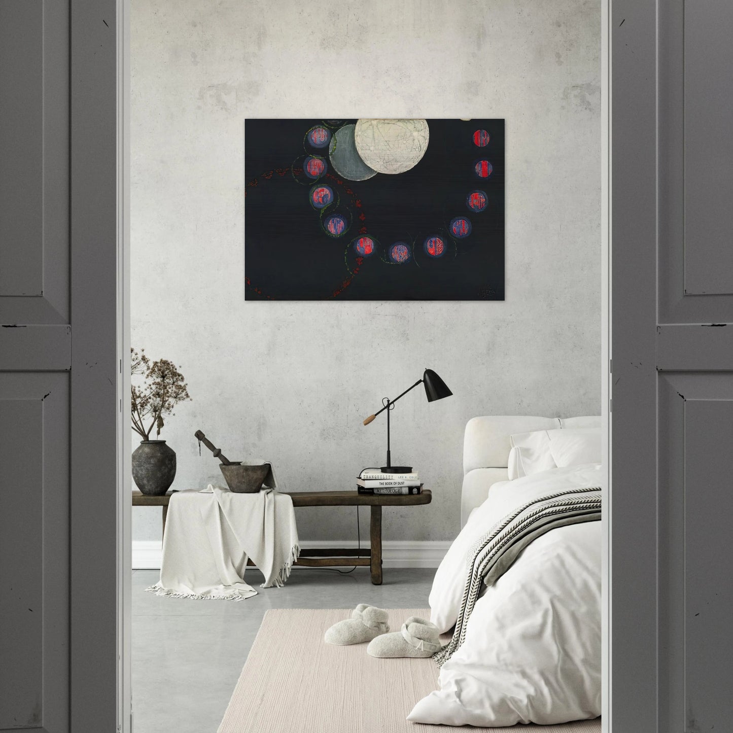 The First Step - Frantisek Kupka Brushed Aluminum Print - 70x100 cm / 28x40 inches | Frantisek Kupka Aluminum Print | Frantisek Kupka Prints