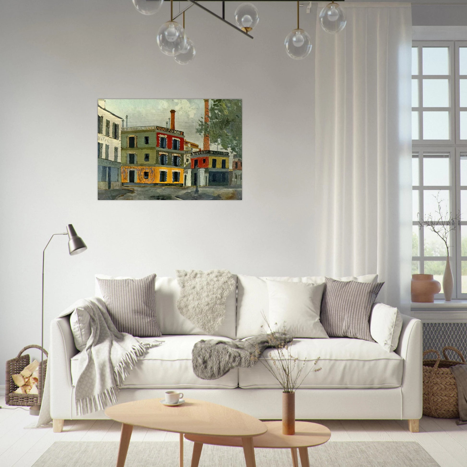 FACTORY - Maurice Utrillo Brushed Aluminum Print - 70x100 cm / 28x40 inches | Maurice Utrillo Aluminum Print | Maurice Utrillo Prints