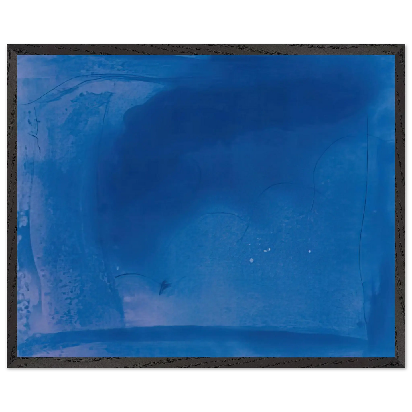 Helen Frankenthaler - Corot s Mark - 1987 Wall art - 27x35 cm / 11x14 Inches - Premium Wooden Framed Poster With Fine Art Paper - Wood frame