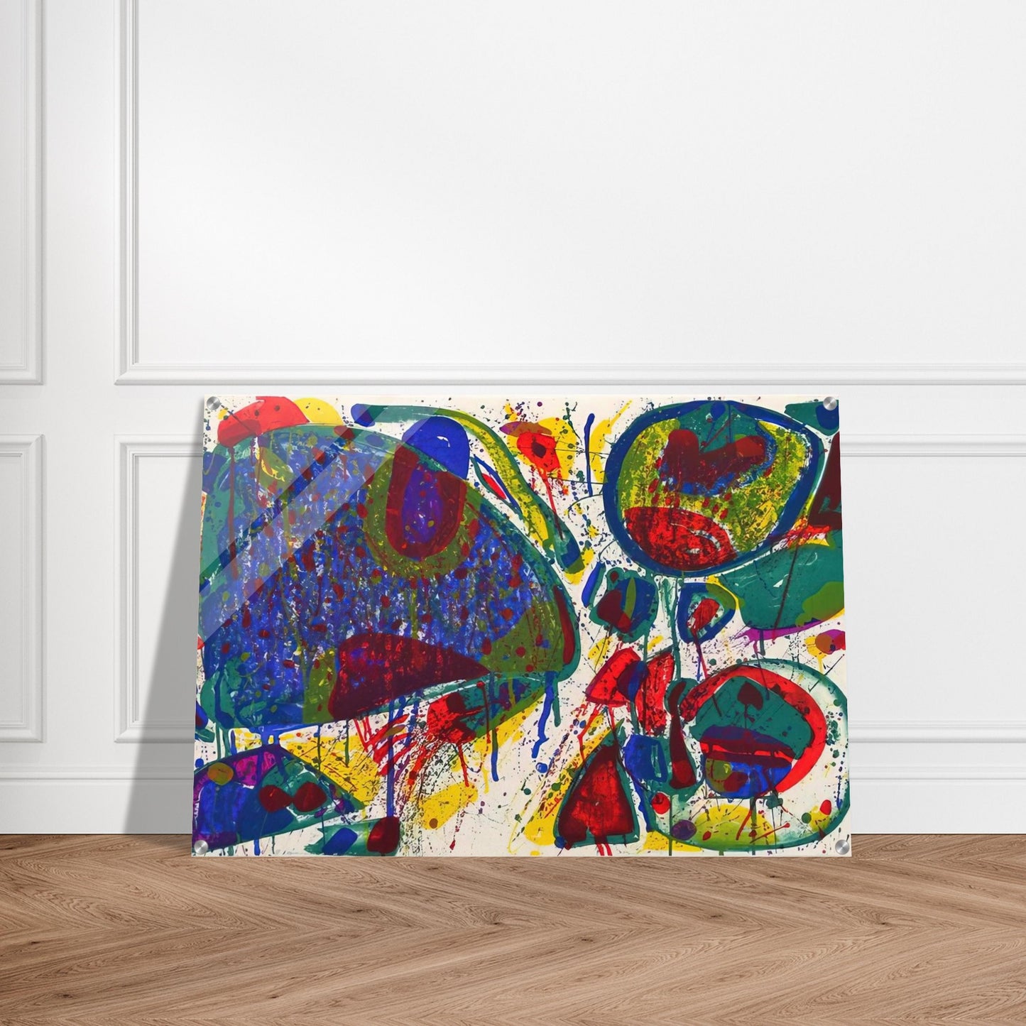 Variant III  from Bright Jade Ghost  - Sam Francis Acrylic Print - 70x100 cm / 28x40″ inches