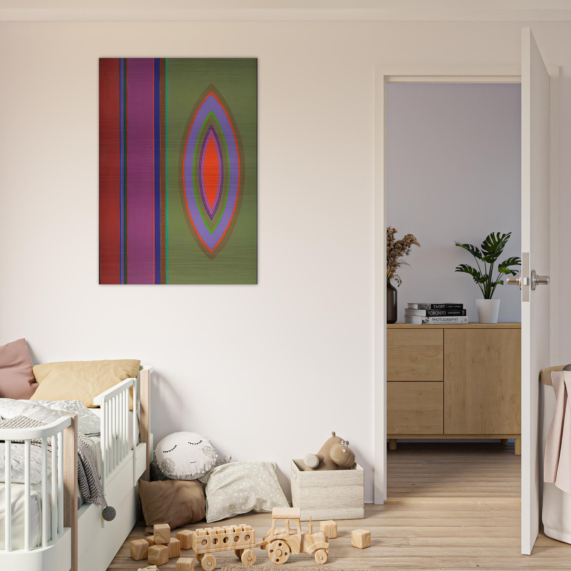 RVG - 1966 - John Ferren Brushed Aluminum Print - 70x100 cm / 28x40 inches | John Ferren Aluminum Print | John Ferren Prints
