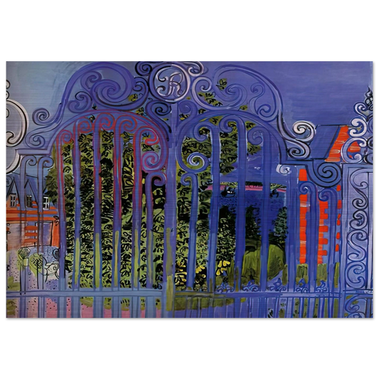 THE GRID 1930 - Raoul Dufy Brushed Aluminum Print - 70x100 cm / 28x40 inches | Raoul Dufy Aluminum Print | Raoul Dufy Prints