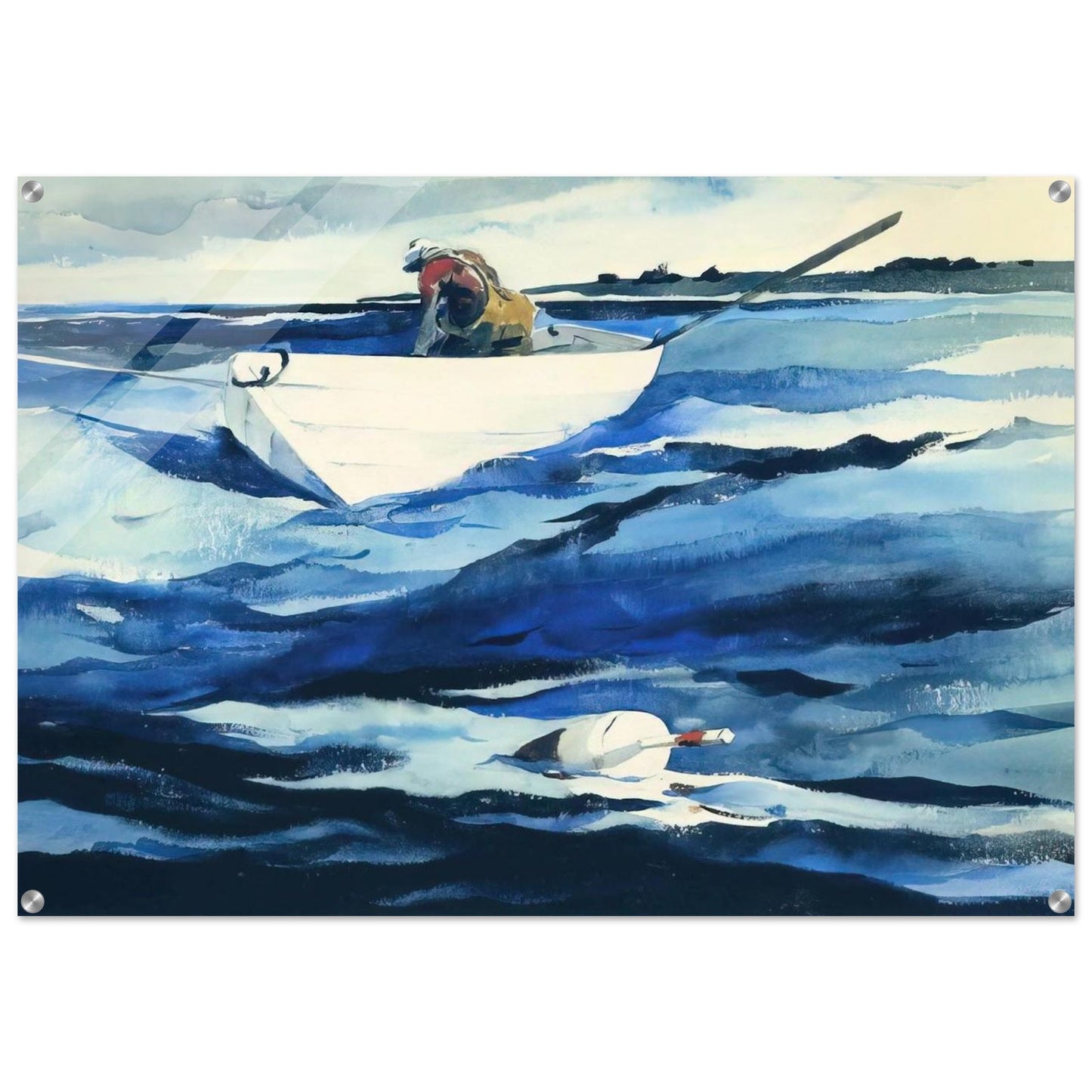 THE LOBSTERMAN - Andrew Wyeth Acrylic Print - 70x100 cm / 28x40″ inches