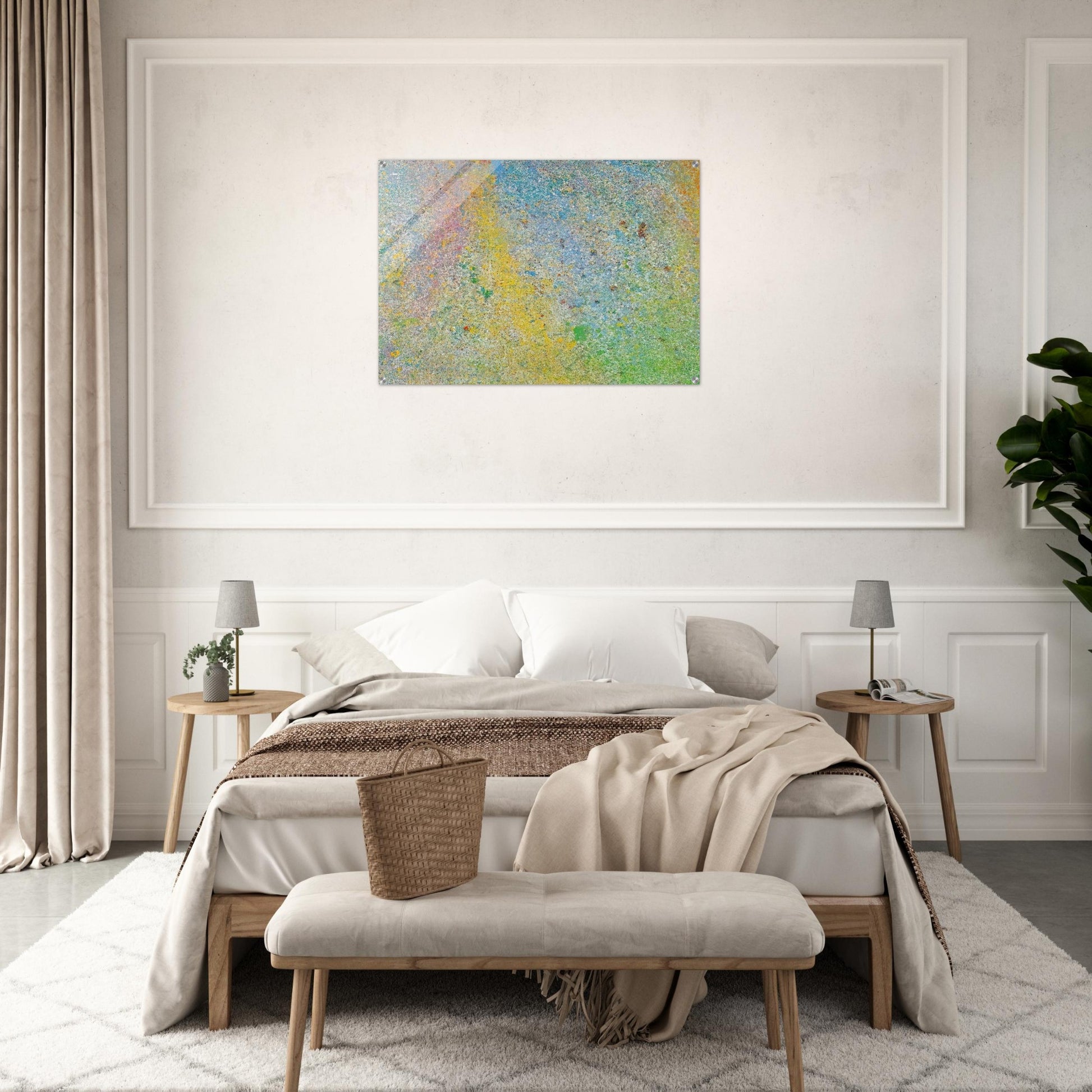 Milky Way - 1966 - Walasse Ting Acrylic Print - 70x100 cm / 28x40″ inches
