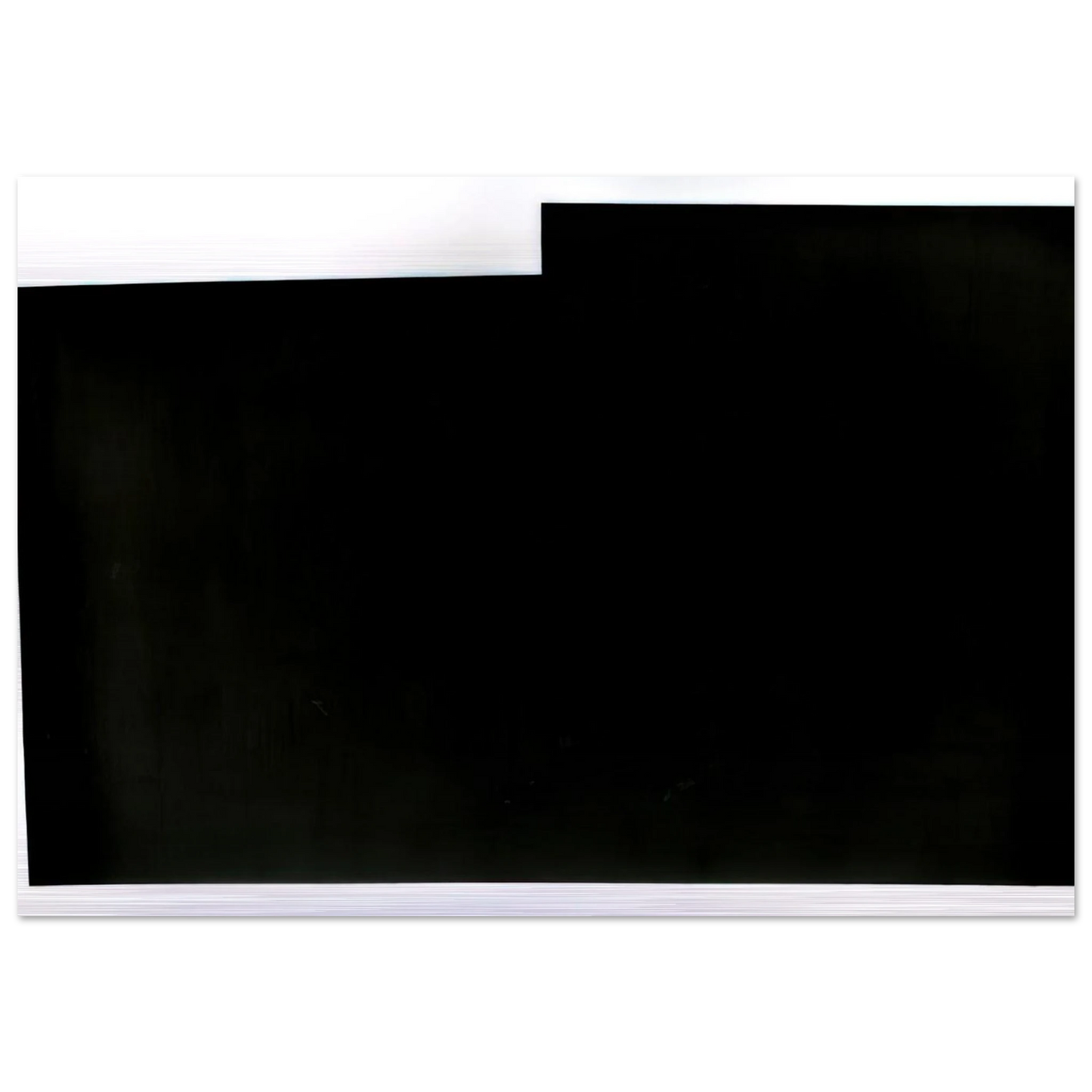 PITTSBURGH 1985 - Richard Serra Brushed Aluminum Print - 70x100 cm / 28x40 inches | Richard Serra Aluminum Print | Richard Serra Prints