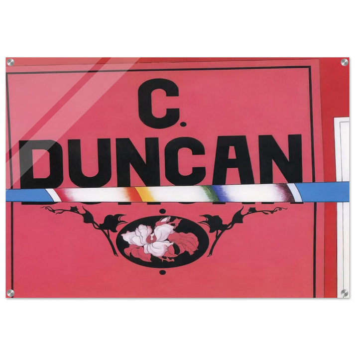 Duncan  Charles Duncan - 1925 - Charles Demuth Acrylic Print - 70x100 cm / 28x40″ inches
