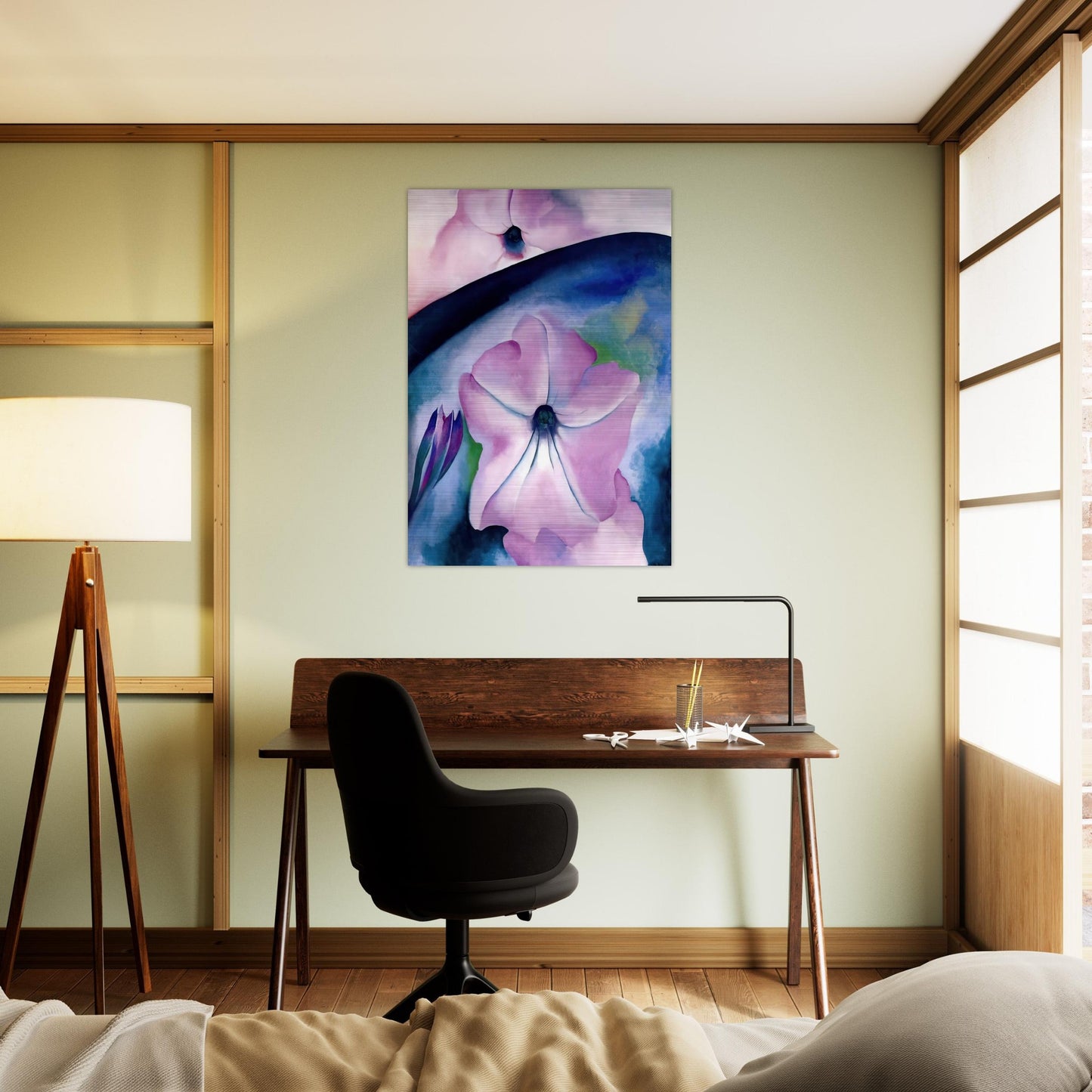 Petunia II - Georgia O'Keeffe Brushed Aluminum Print - 70x100 cm / 28x40 inches | Georgia O'Keeffe Aluminum Print | Georgia O'Keeffe Prints