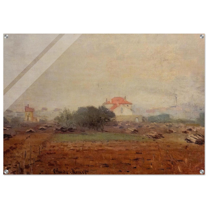 Fog - claude monet Acrylic Print - 70x100 cm / 28x40″ inches | claude monet Wall Art | claude monet Prints