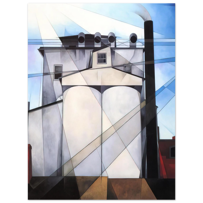 Charles Demuth - My Egypt - 1927  75x100 cm / 30x40inches Fine Art Poster