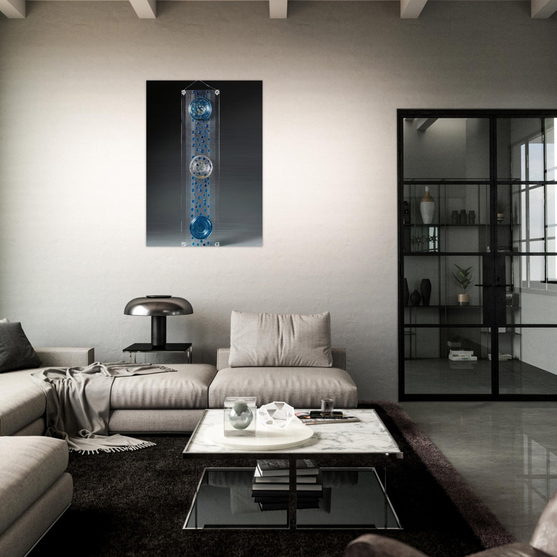 Untitled - Kinetic Art - Gyula Kosice Brushed Aluminum Print - 70x100 cm / 28x40 inches | Gyula Kosice Aluminum Print | Gyula Kosice Prints