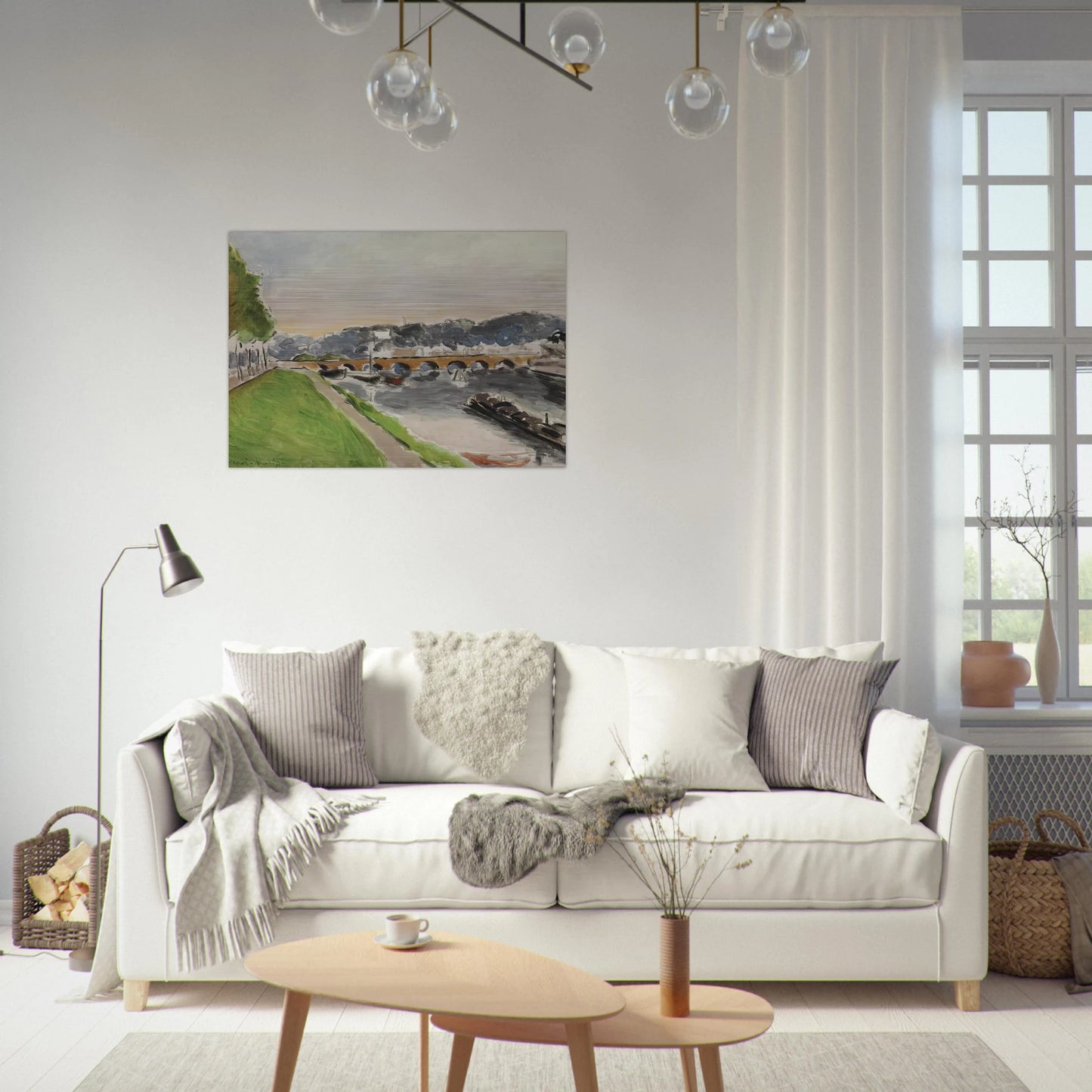LE PONT DE SEVRES AU CHALAND 1917 - Henri Matisse Brushed Aluminum Print - 70x100 cm / 28x40 inches | Henri Matisse Aluminum Print | Henri Matisse Prints