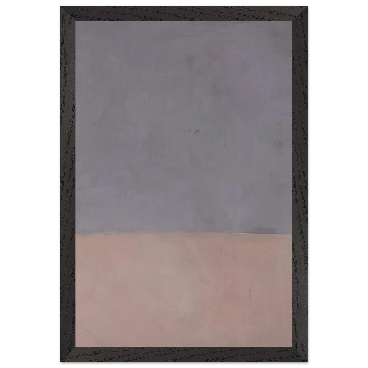 Mark Rothko - Untitled Gray and Mauve - 1969 Wall Art - 21x29.7 cm / 8x12" - Premium Wooden Framed Poster With Fine Art Paper-canvas - Black frame