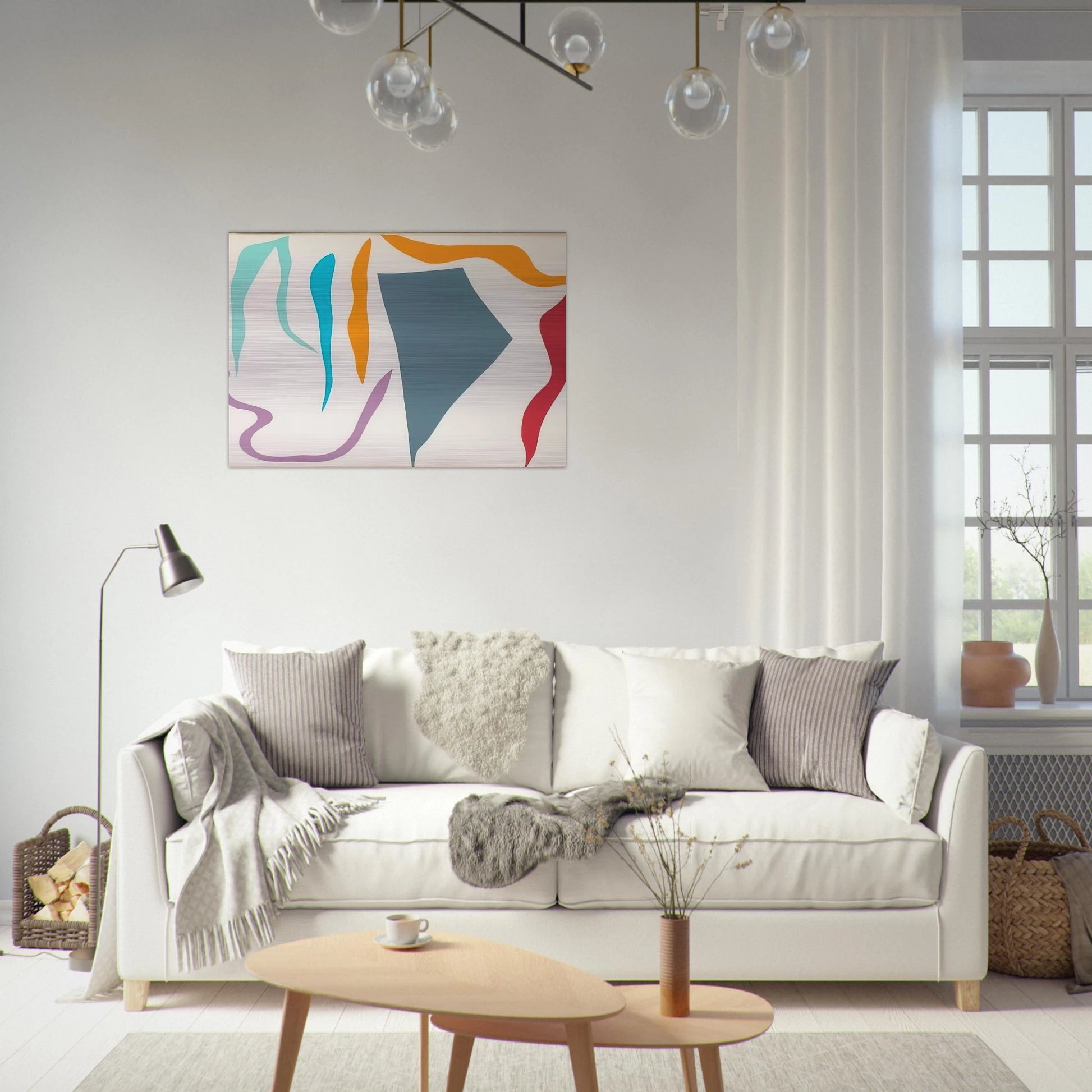 Untitled - 1980 - Ray Parker Brushed Aluminum Print - 70x100 cm / 28x40 inches | Ray Parker Aluminum Print | Ray Parker Prints