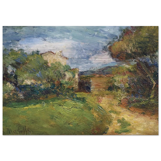 PETIT PAYSAGE CORSE 1898 - Henri Matisse Brushed Aluminum Print - 70x100 cm / 28x40 inches | Henri Matisse Aluminum Print | Henri Matisse Prints