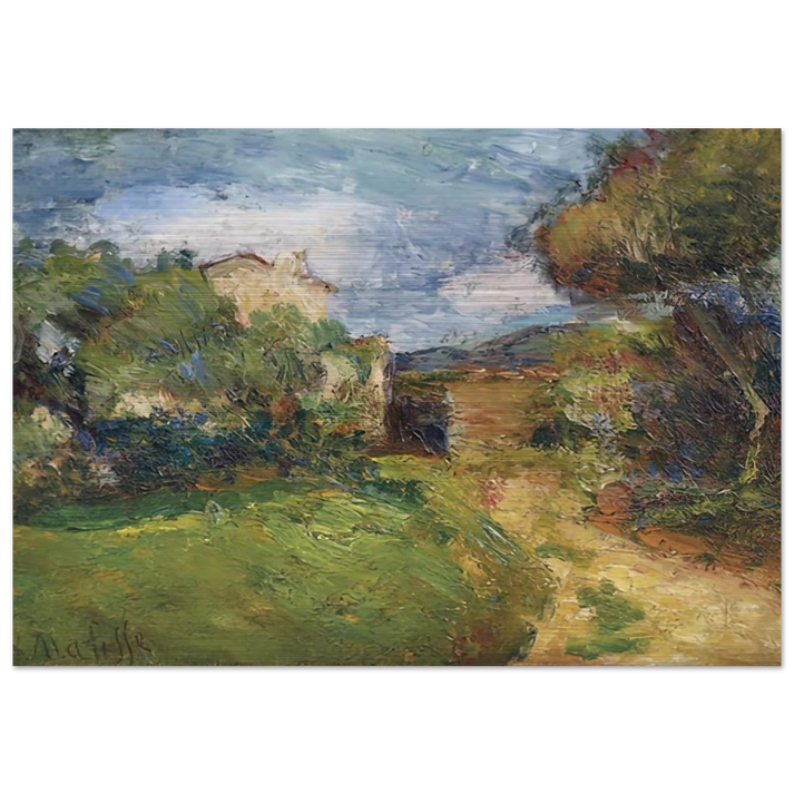 PETIT PAYSAGE CORSE 1898 - Henri Matisse Brushed Aluminum Print - 70x100 cm / 28x40 inches | Henri Matisse Aluminum Print | Henri Matisse Prints